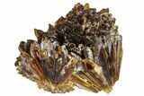 Radiating, Honey-Amber Calcite Crystal Cluster - China #112889-1